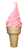 Клубничная смесь для мягкого мороженого